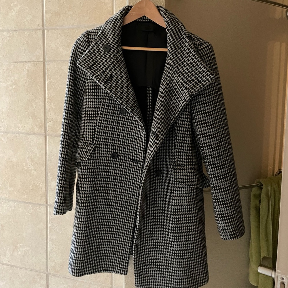 Uniqlo Houndstooth Coat